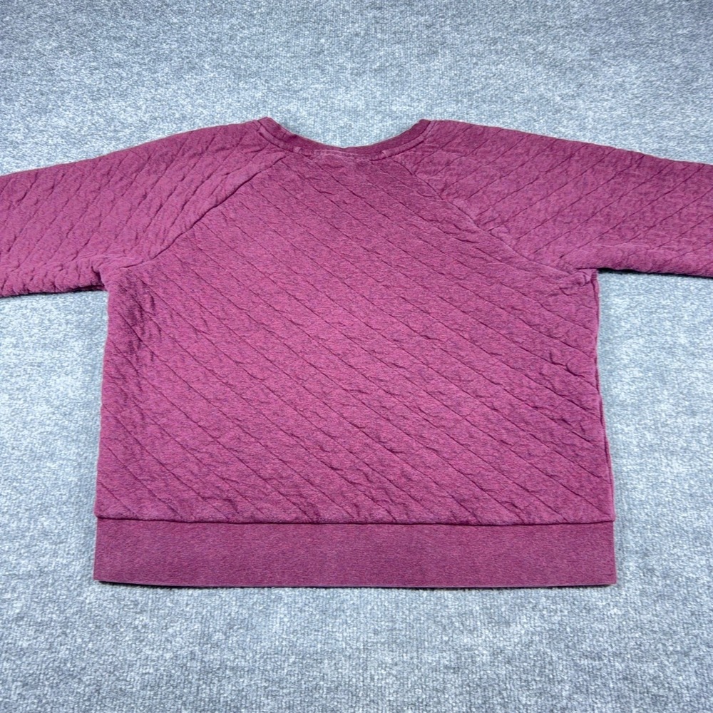 Patagonia Organic Cotton Quilt Crewneck Sweatshirt Burgundy XL 25310 FA20 - Picture 3 of 11